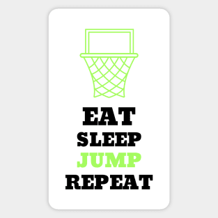 FUNNY Basketball Saying Black Green Sticker